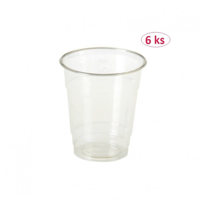 Jednorazový pohár 200ml, 6ks 24430