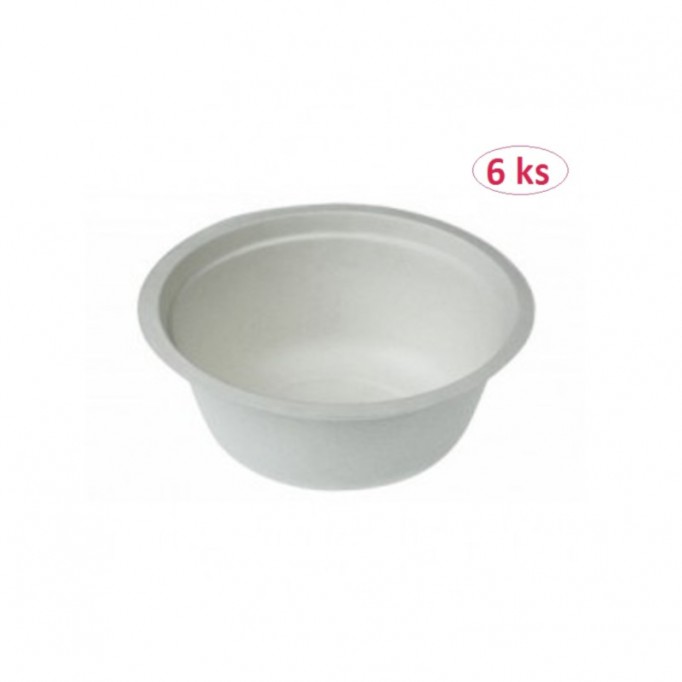 Jednorazový hlboký tanier 450ml 6ks, N394