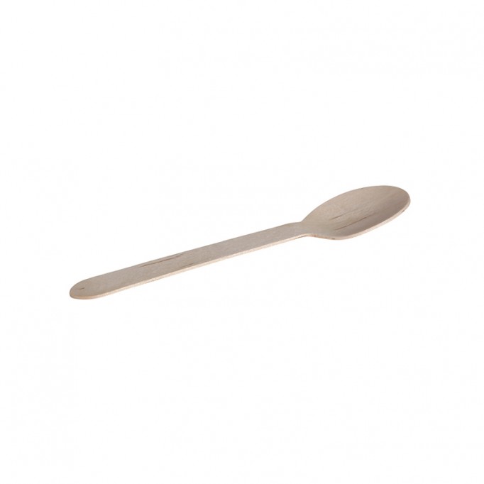 Jednorazová drevená smart-line lyžica 16cm, 100ks 11970