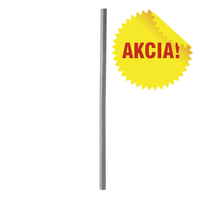 Nápojová slamka papierová 23 cm Ø 8mm, 100ks 193001