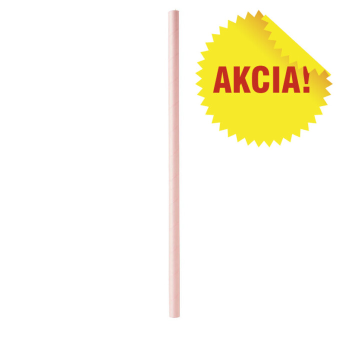 Nápojová slamka papierová 23 cm Ø 8mm, 100ks 193004
