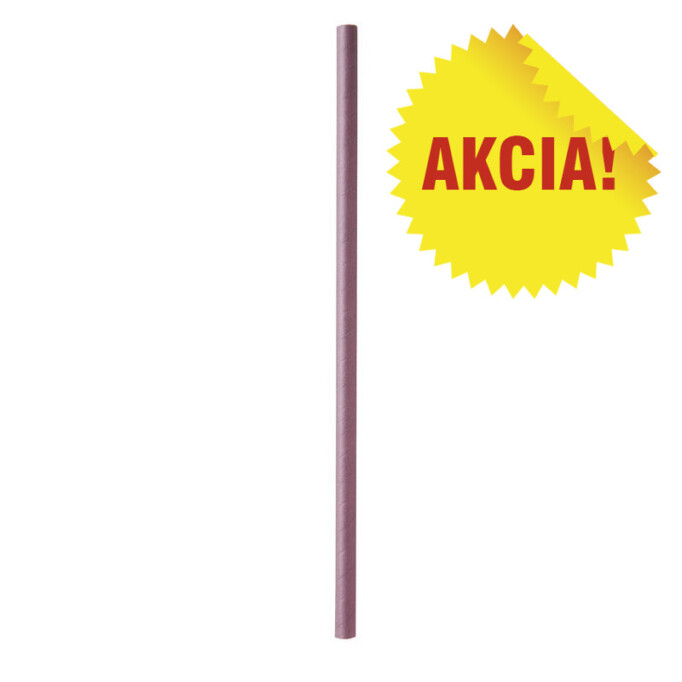 Nápojová slamka papierová 23 cm Ø 8mm, 100ks 193005