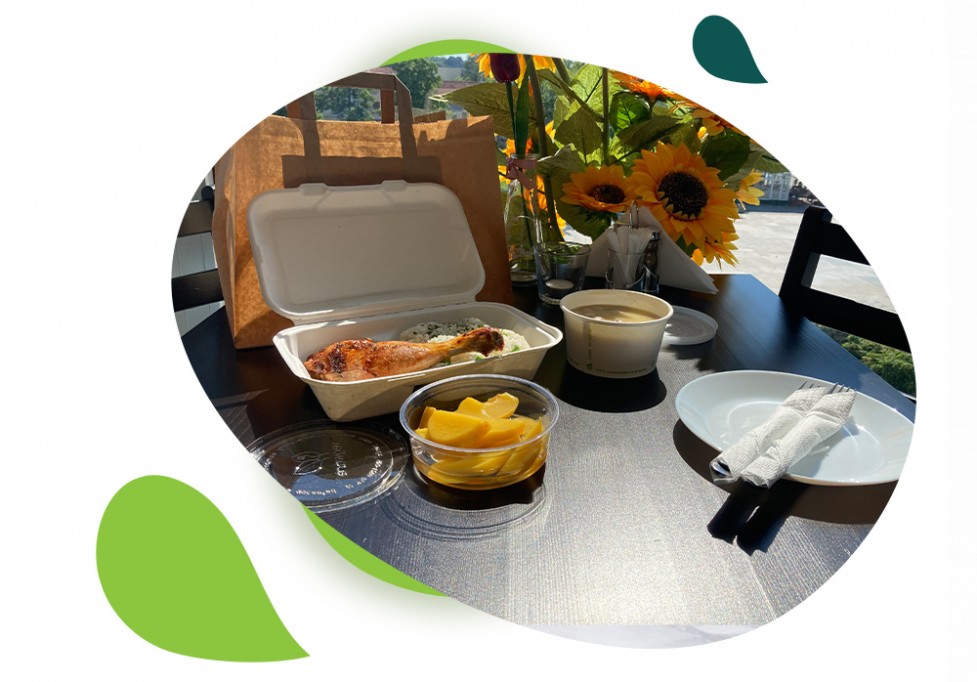 Kompletné obedové menu zabalené v eko obaloch