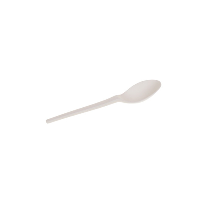 Opakovane použiteľná lyžička z bioplastu 12,8cm, 50ks 23136