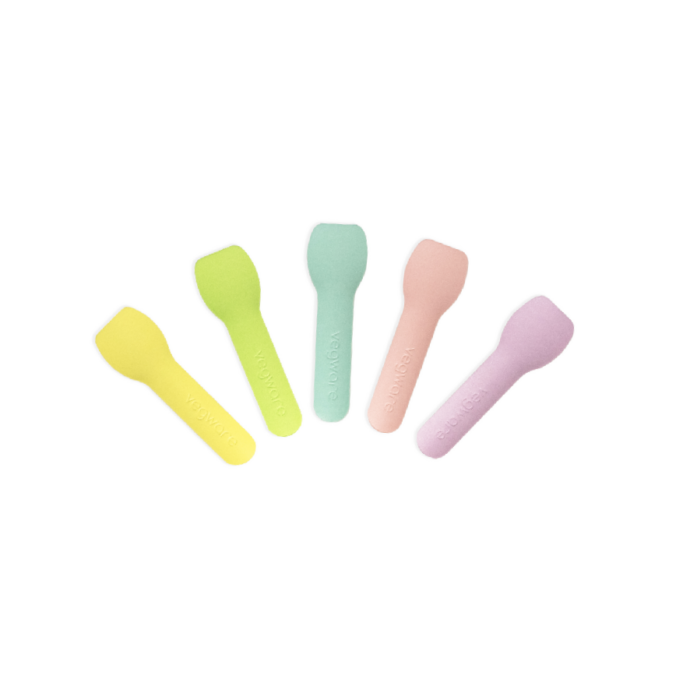 Jednorazová papierová lopatka tutti frutti 9 cm, 50ks VP-SP3.5C