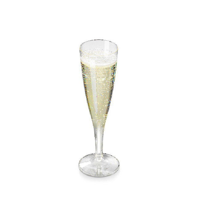 Jednorazový pohár na sekt PLA 100ml, 10ks 36773